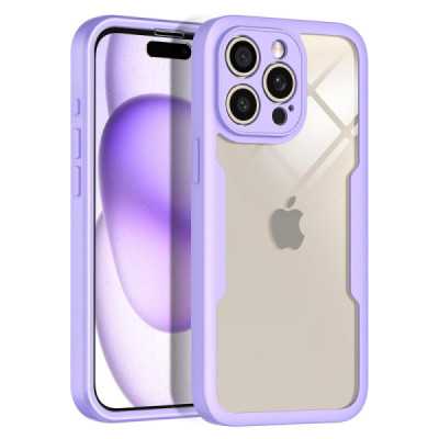 Husa pentru iPhone 16 Pro Max + Folie - Techsuit ColorVerse 360 Series - Purple - 2