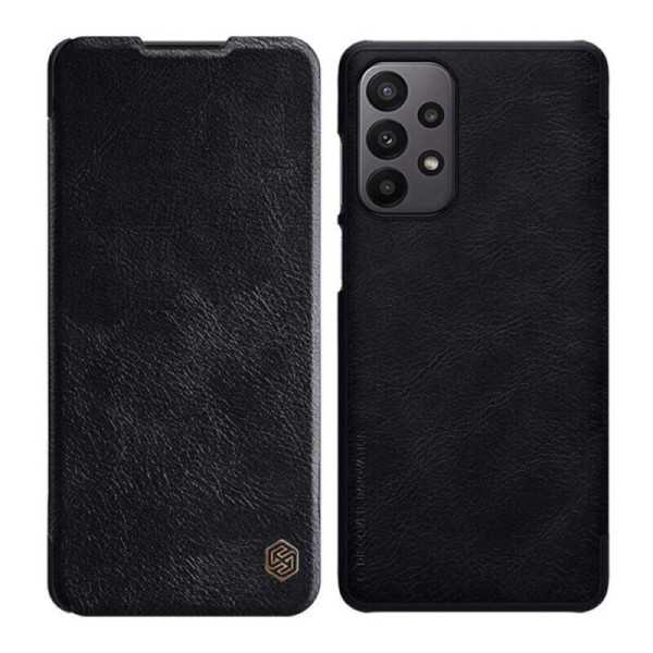 Husa pentru iPhone 16 - Nillkin Qin Prop Leather Case - Black