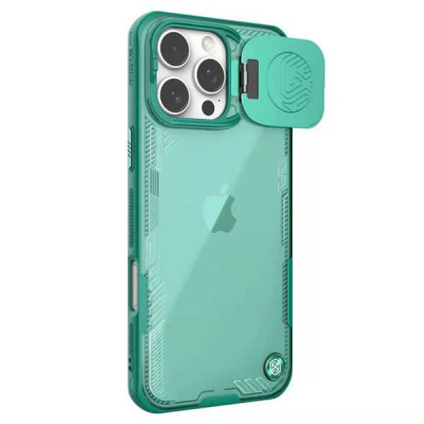 Husa pentru iPhone 16 Pro Max - Nillkin Iceblade Prop (without Camera Cutout) - Green