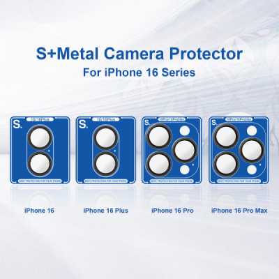 Folie pentru iPhone 16 , 16 Plus - Lito S+ Camera Glass Protector - Blue - 4