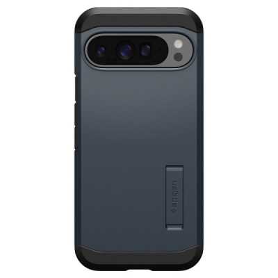 Husa pentru Google Pixel 9 Pro XL - Spigen Tough Armor - Metal Slate - 3