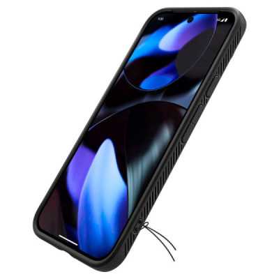 Husa pentru Google Pixel 9 , 9 Pro - Spigen Rugged Armor - Black - 5