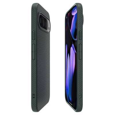 Husa pentru Google Pixel 9 , 9 Pro - Spigen Liquid Air - Abyss Green - 4