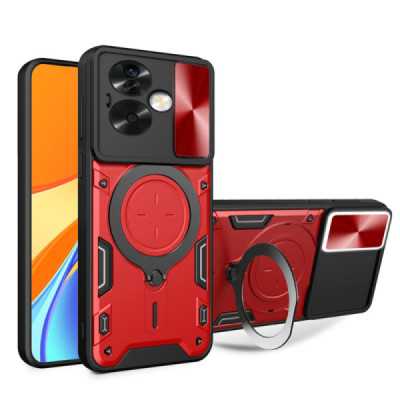 Husa pentru Oppo A79 5G / OnePlus Nord N30 SE - Techsuit CamGuard Pro - Red - 1