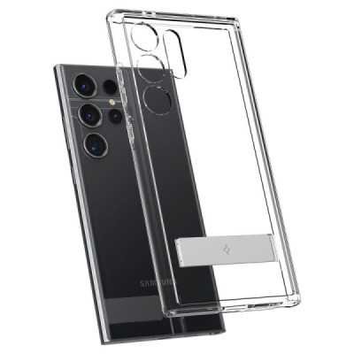 Husa pentru Samsung Galaxy S24 Ultra - Spigen Ultra Hybrid S - Clear - 6