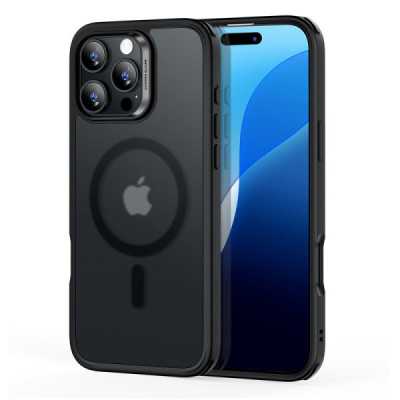 Husa pentru iPhone 16 Pro Max - ESR Classic Hybrid HaloLock - Frosted Black - 1