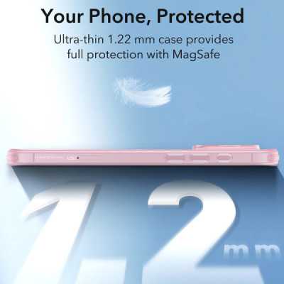 Husa pentru iPhone 16 Pro Max - ESR Zero HaloLock - Frosted Pink - 2