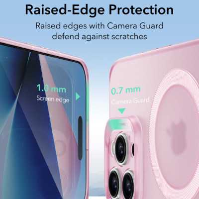 Husa pentru iPhone 16 Pro Max - ESR Zero HaloLock - Frosted Pink - 4