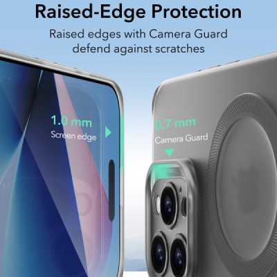 Husa pentru iPhone 16 Pro - ESR Zero HaloLock - Frosted Grey - 3