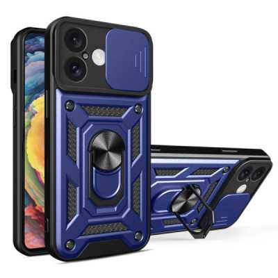 Husa pentru iPhone 16 Plus, Techsuit CamShield Series, Blue - 1