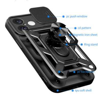 Husa pentru iPhone 16 Plus, Techsuit CamShield Series, Blue - 2