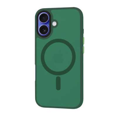 Husa pentru iPhone 16 , Techsuit HaloFrost MagSafe Series , midnight green - 3