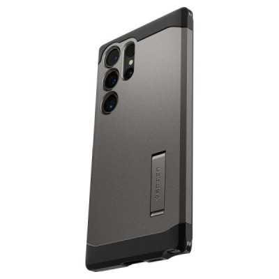 Husa pentru Samsung Galaxy S24 Ultra - Spigen Tough Armor - Gunmetal - 5