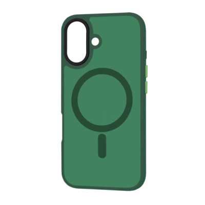 Husa pentru iPhone 16 , Techsuit HaloFrost MagSafe Series , midnight green - 4