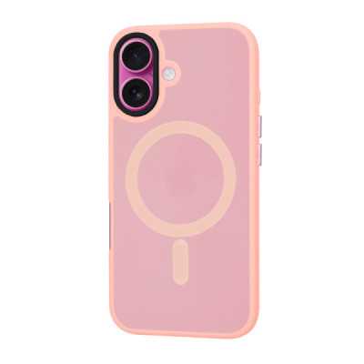 Husa pentru iPhone 16 Plus, Techsuit HaloFrost MagSafe Series, Pink - 3