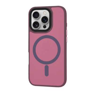 Husa pentru iPhone 16 Pro , Techsuit HaloFrost MagSafe Series , Bordeaux - 3