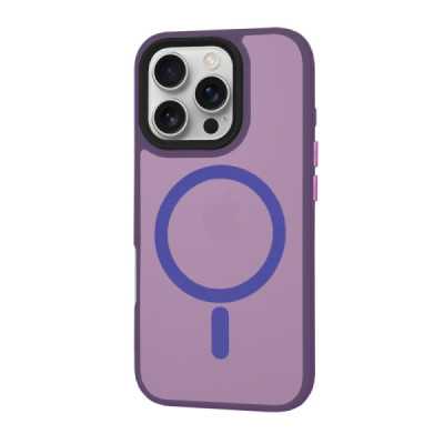 Husa pentru iPhone 16 Pro , Techsuit HaloFrost MagSafe Series , Deep Purple - 3