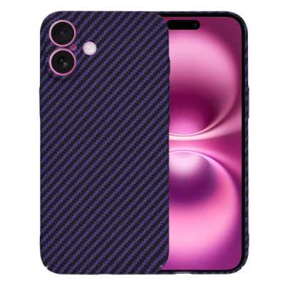 Husa pentru iPhone 16 Plus , Techsuit Carbonite FiberShell , Purple - 1