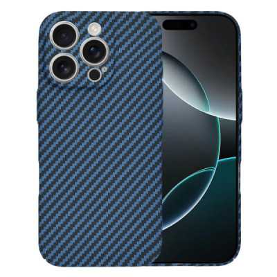 Husa pentru iPhone 16 Pro , Techsuit Carbonite FiberShell , Cyan - 1