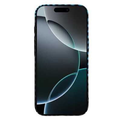 Husa pentru iPhone 16 Pro , Techsuit Carbonite FiberShell , Blue Pulse - 2