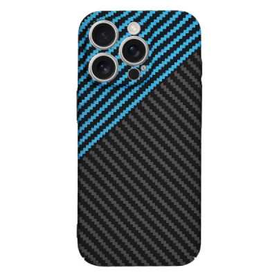 Husa pentru iPhone 16 Pro , Techsuit Carbonite FiberShell , Blue Pulse - 3