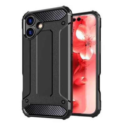 Husa pentru iPhone 16 , Techsuit Hybrid Armor , negru - 1