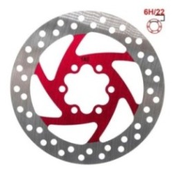 Disc frana 140mm 6H rosu