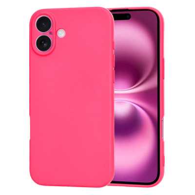 Husa pentru iPhone 16 Plus , Techsuit SoftFlex , Hot Pink - 1