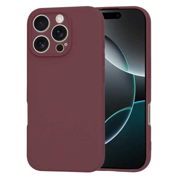 Husa pentru iPhone 16 Pro , Techsuit SoftFlex , plum red