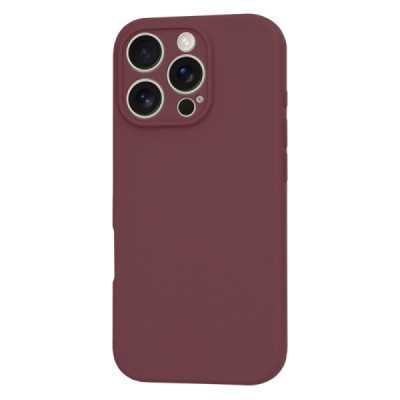 Husa pentru iPhone 16 Pro , Techsuit SoftFlex , plum red - 3