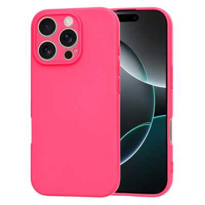 Husa pentru iPhone 16 Pro , Techsuit SoftFlex , Hot Pink - 1