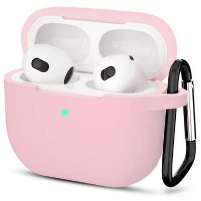 Husa pentru Apple AirPods 3, Techsuit, roz - 1