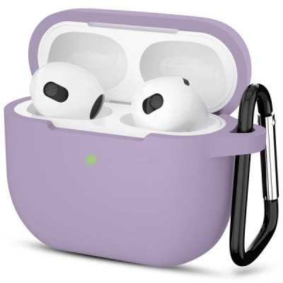 Husa pentru Apple AirPods 3, Techsuit, Purple - 1