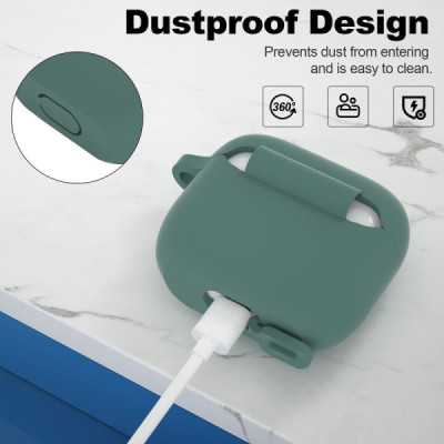 Husa pentru Apple AirPods 3, Techsuit, dark green - 6