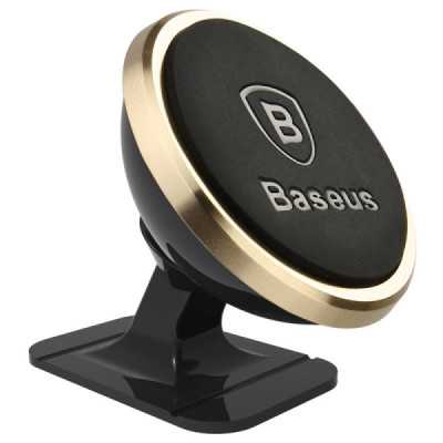 Suport Auto Magnetic - Baseus 360 Degree (SUCX140015) - Luxury Gold - 1